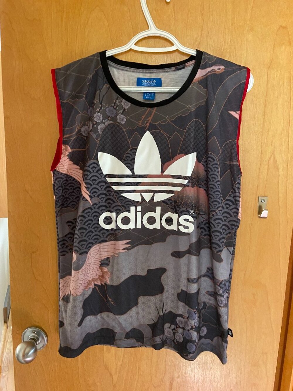Unique ADIDAS tank with CRANES!!